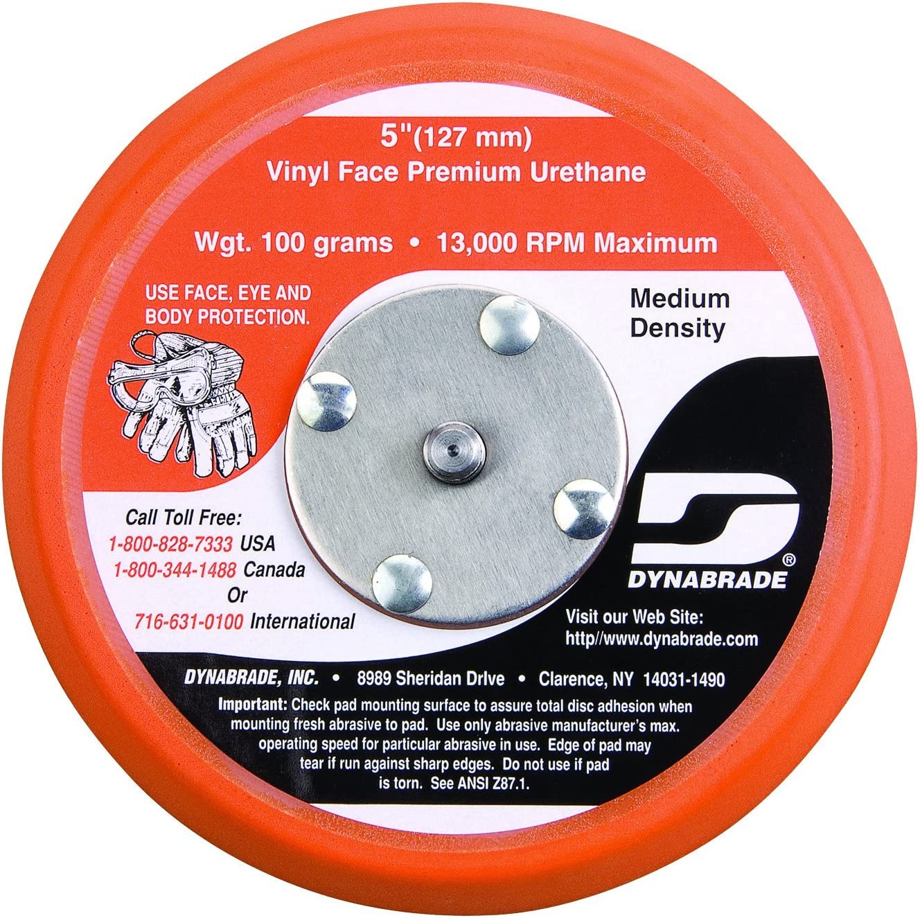 Dynabrade Disc pad vinly-face 5 Type 56175